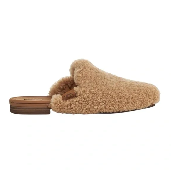 UGG Janaya Cozy Mule Shoes In Chestnut Brown Women’s Size 5.5 - Picture 1 of 7